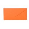Briefumschläge DIN lang - 11x22 cm - Orange mit Dreieckslasche