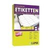 1 Pack mit je 800 Laser Copy Inkjet Etiketten 99 x 67,6 mm