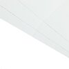 100 tarjetas de papel hechas a mano DIN largo semi-mate, 240 g / m² blanco, 100 x 210 mm