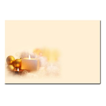 Christmas envelope candlelight DIN C6 - Self-Adhesive Strip