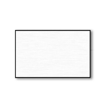 Trauerkarten, weiß, leinen, 115x180 mm, 2 mm gerändert, 230 g/m²