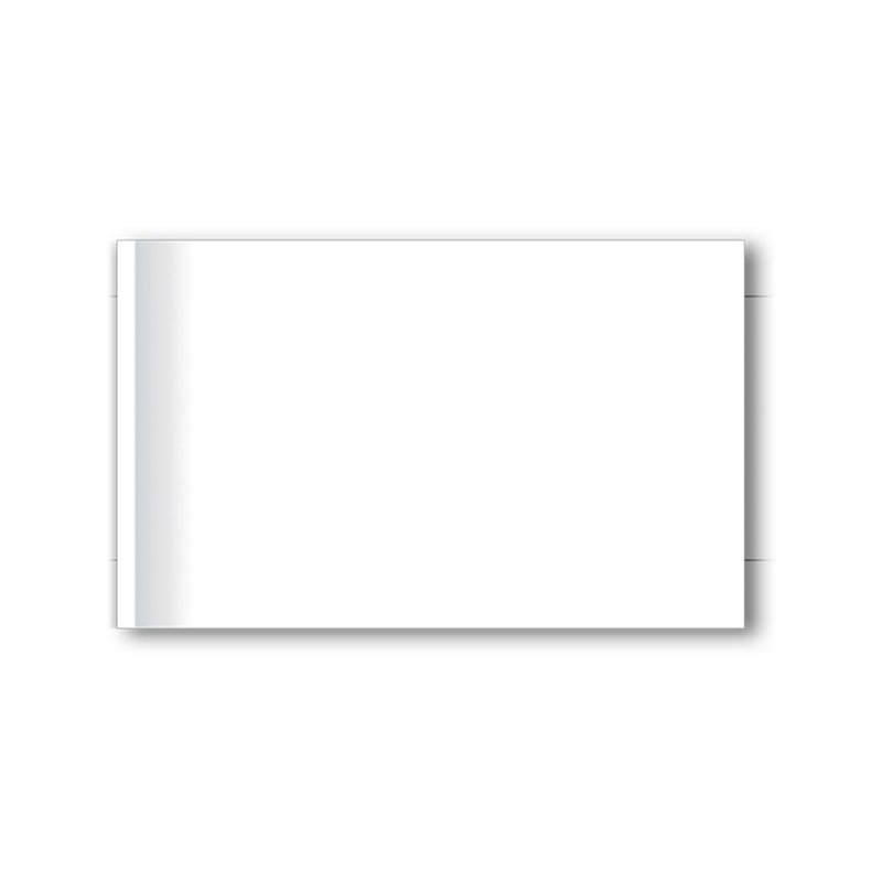 Trauerkarten, weiß, Schattenrand, 115x185 mm, 240 g/m², einzeln