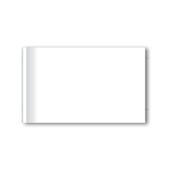 Cartes de deuil, blanches, bord dombre, 115x185 mm, 240 g / m², individuellement