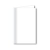 Cartes de deuil, blanches, semi-mates, 185x115 mm, 240 g / m², double couche, bord dombre