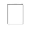 Pack 25 Sympathy Envelopes 120x195 mm - lining -  black 2 mm frame 25 2 mm gerändert