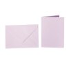 Envelopes C6 + folding card 3.94 x 5.91 in - lilac