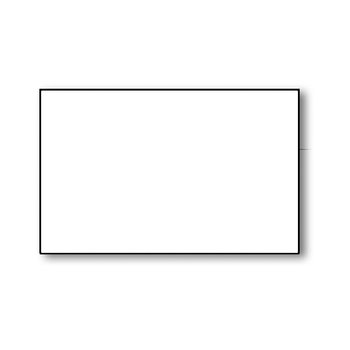 Tarjetas de luto individualmente, borde de mano de 1 mm, blanco 200 g / m², 115x185 mm