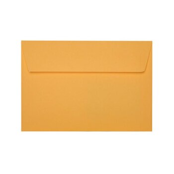 Enveloppes B6 avec bandes adhésives 125x176 mm jaune-orange