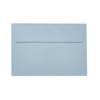 B6 envelopes with adhesive strips 4.92 x 6.93 in light blue