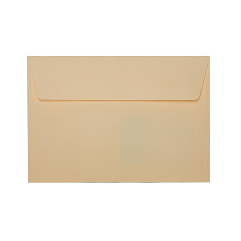 Briefumschläge DIN B6 haftklebend 125x176 mm Gold-Gelb