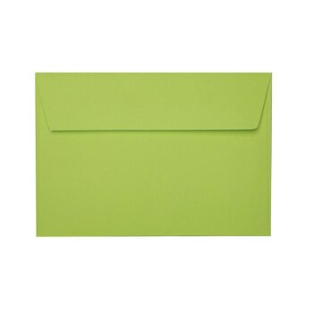 B6 envelopes with adhesive strips 4.92 x 6.93 in apple green