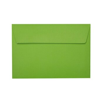B6 envelopes with adhesive strips 4.92 x 6.93 in grass green