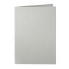 Mother-of-pearl envelopes DIN C6 and folding cards in silver