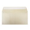 10 Briefumschläge Kraftpapier, Graspapier, Din lang, 110 x 220 mm, Receyclingbriefumschläge haftklebend