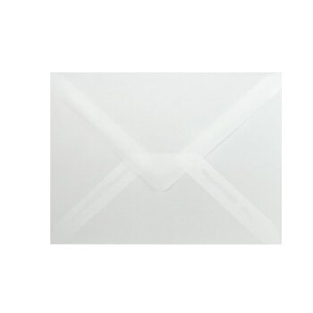 25 envelopes C6 transparent with a pointed flap