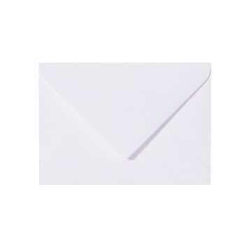 Envelope white 4,72 x 7,52 in - lining in gray with...