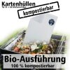 50 Klappenbeutel Cellophantütchen, Cellophanhüllen, 130 x 185 mm für DIN B6 Ausführung: BioBag 100% kompostierbar