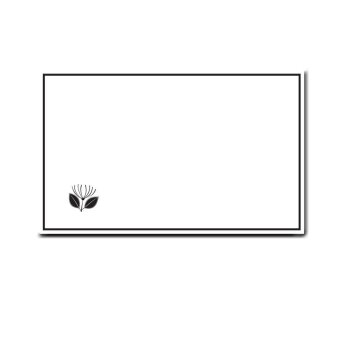 Trauerumschläge 120x191 mm Motiv Blume schwarz gefüttert...