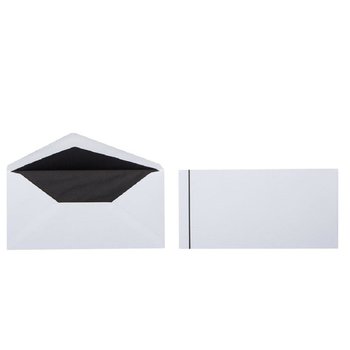 Mourning envelopes DIN long 4,33 x 8,66 in lined with...