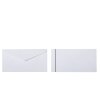 Enveloppes de deuil DIN longues 110x220 mm bordées de bande noire et carte de consolation avec enveloppe
