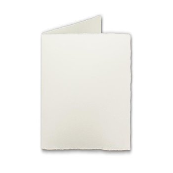 10 real laid paper cards, double-half matt, 240 g / m²,...
