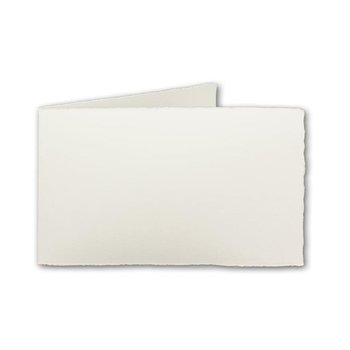 10 real handmade cards A6 semi-matt, 240 g / m², white,...