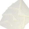 10 vraies couvertures en papier vergé, semi-mat, C6.100 g / m², blanc, 114 x 162 mm, avec doublure