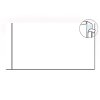 Funeral envelope DIN long 4,33 x 8,66 in with adhesive - without lining - black stripe