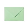 Enveloppes C6 (11,4x16,2 cm) - vert clair avec un rabat triangulaire