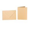 Envelopes B6 + folding card 4.72 x 6.69 in - camel