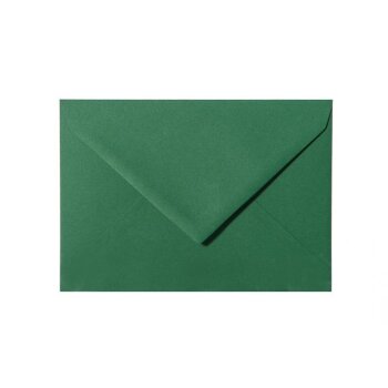 Briefumschläge DIN C6/A6 114x162 mm in Dunkelgrün mit Dreieckslasche