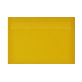 Transparenter Briefumschlag  C5 162 x 229 mm - Gelb mit...