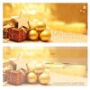 25 Gutscheine Gutscheinkarten Geschenkgutscheine Weihnachten DIN Lang GG09 Goldene Sterne