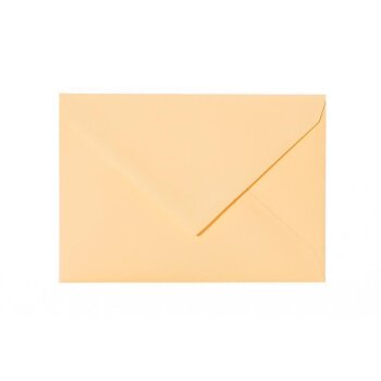 Enveloppes 14x19 cm en jaune dor avec un rabat...