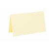 place card, folded card 5x9 cm - light yellow