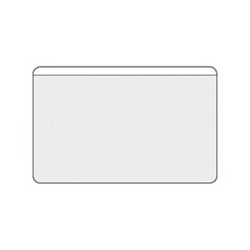Visitenkartentaschen 60x90 mm Selbstklebend mit gerader Öffnung 50 Stück