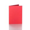 Cartes pliantes 12x17 cm - rouge