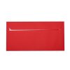Enveloppes longues Din avec bandes adhésives 11x22 cm rouge