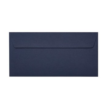 Din long envelopes with adhesive strips 4.33 x 8.66 in dark blue