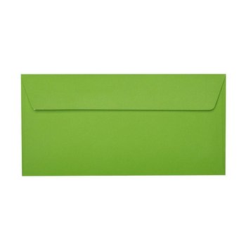 Din lang Briefumschläge mit Haftklebung  110x220 mm in Grasgrün
