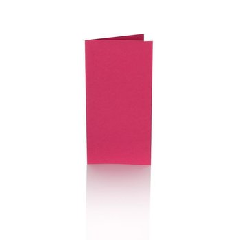 Folding cards 3.94 x 7.87 in - pink