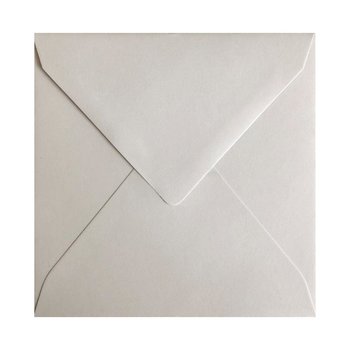 Quadratische Briefumschläge 80 x 80 mm in Grau