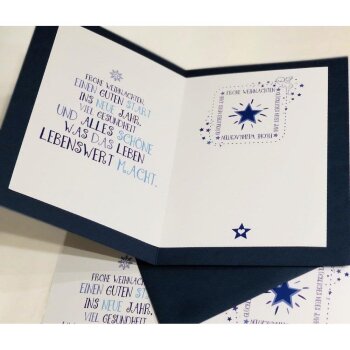 Weihnachtskarten inkl. Einleger mit Weihnachtstext...