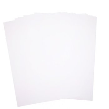 50 Einleger Einlegeblätter in Weiß für Faltkarten Ideal zum Bedrucken oder Beschreiben (Für A6 gefaltet 50 Blatt