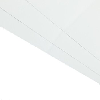 100 handmade paper cards DIN long semi-matt, 240 g / m² white, 8,27 x 3,94 in