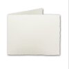 100 cartes en papier faites main DIN longues semi-mates, 240 g / m² blanc, 100 x 210 mm