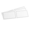 100 real handmade paper cards, double-half matt, 240 g / m², white, 5,83 x 4,13 in