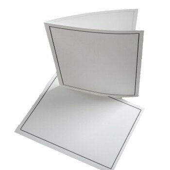 100 real handmade paper cards, double-half matt, 240 g /...