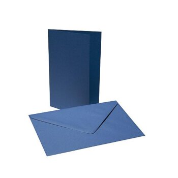 Enveloppes B6 + carte pliante 12x17 cm - crème délicate