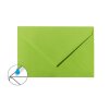 Envelopes C6 (4,48 x 6,37 in) - lime with a triangular flap